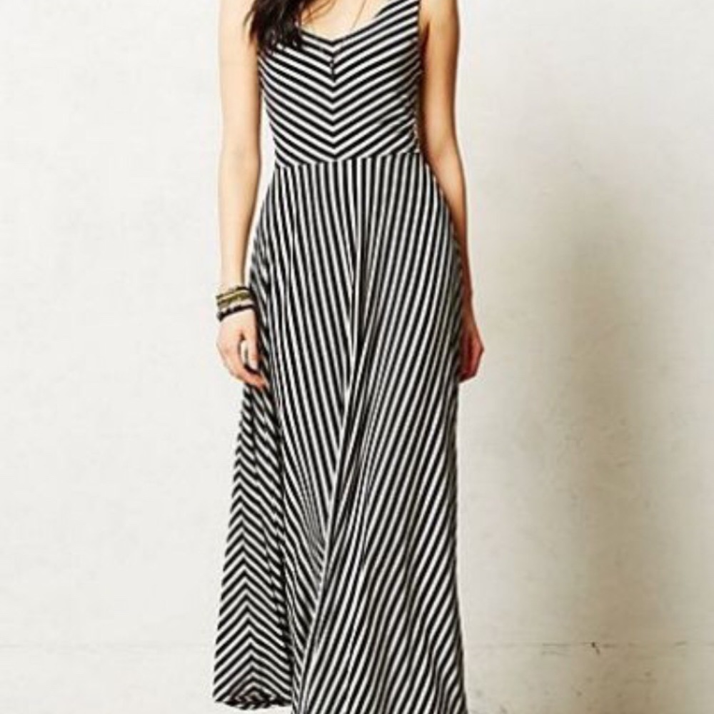 Stripe maxi dress